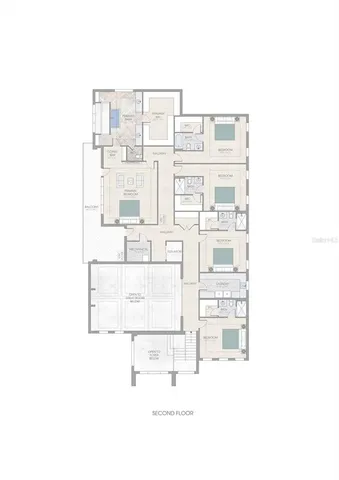 a picture of a floor plan