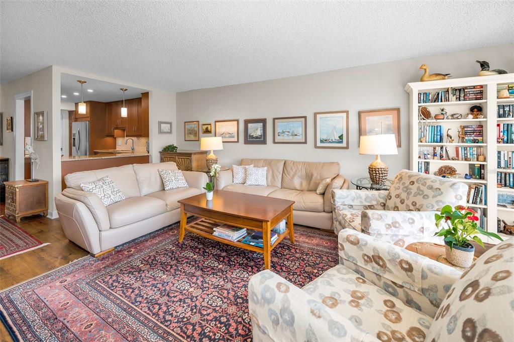 632 Edgewater Drive, Unit 433 Dunedin, FL 34698 - Photo 16 of 42 a living room with furniture and a rug