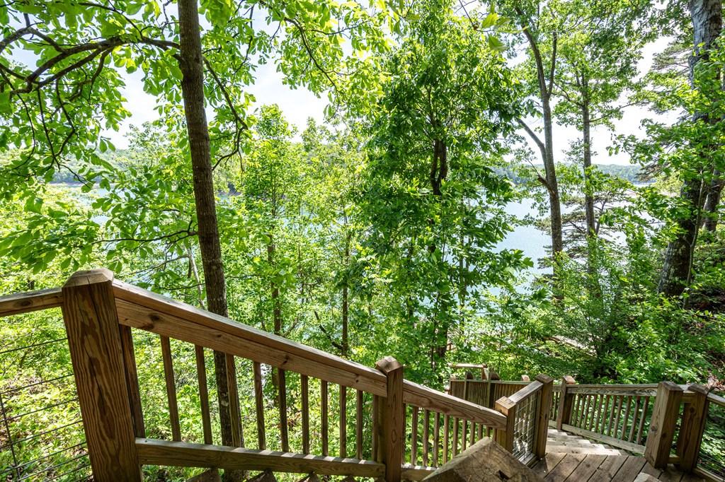 509 Lonesome Pine Road Murphy, NC 28906 - Photo 42 of 70 a view of balcony with deck and trees