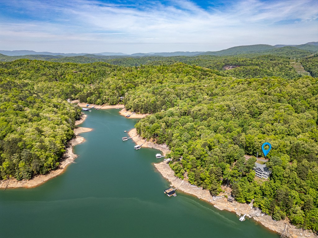 509 Lonesome Pine Road Murphy, NC 28906 - Photo 47 of 70 a view of a lake with a city