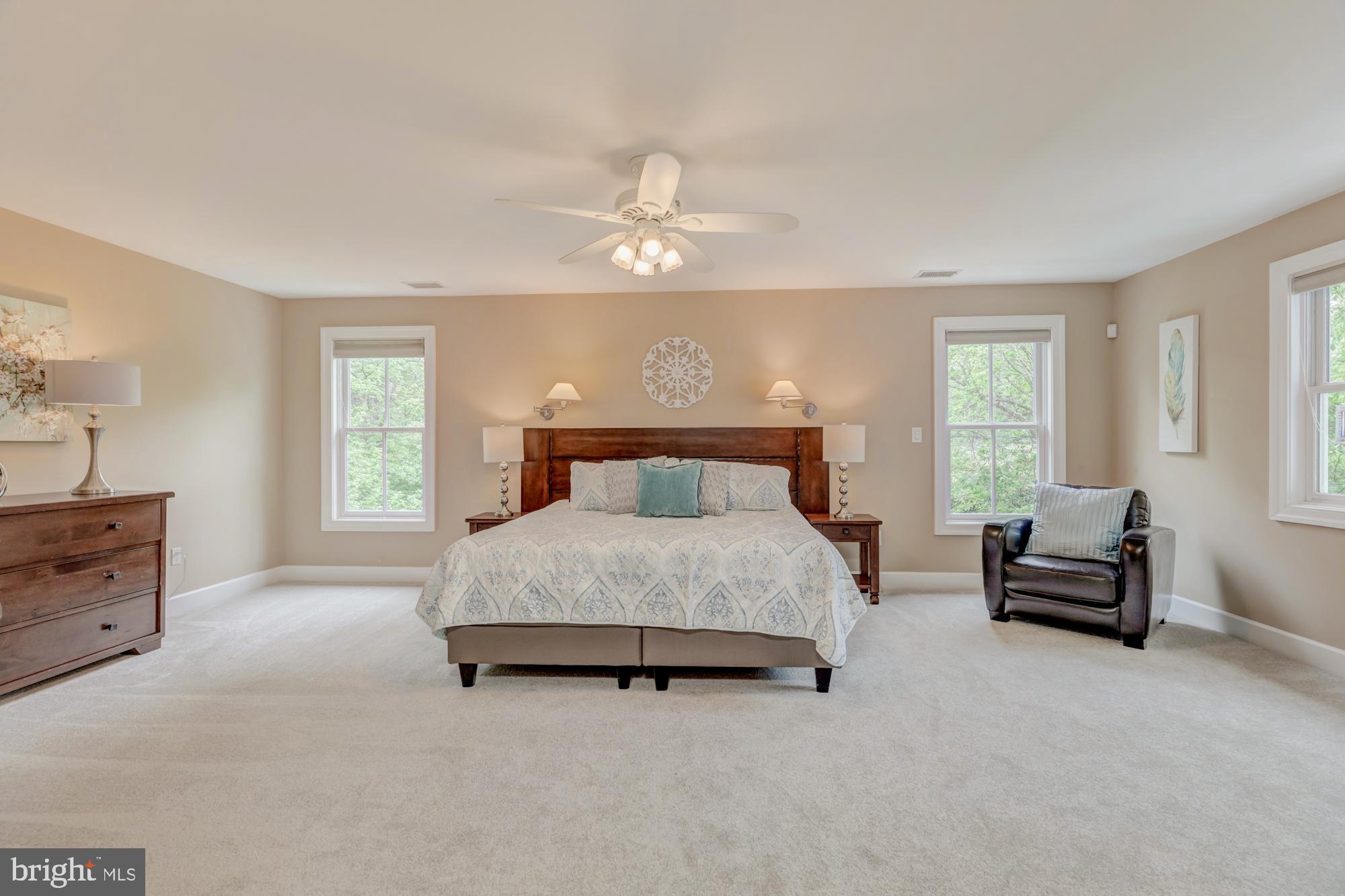 4052 Hunt Road Fairfax, VA 22032 - Photo 21 of 49 Master Bedroom with many windows