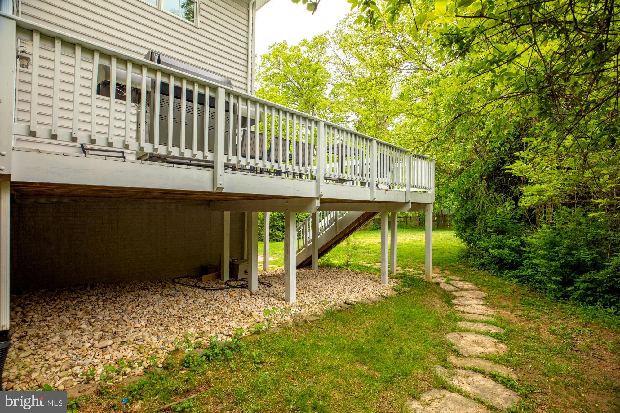 4052 Hunt Road Fairfax, VA 22032 - Photo 37 of 49 Deck off rear of home