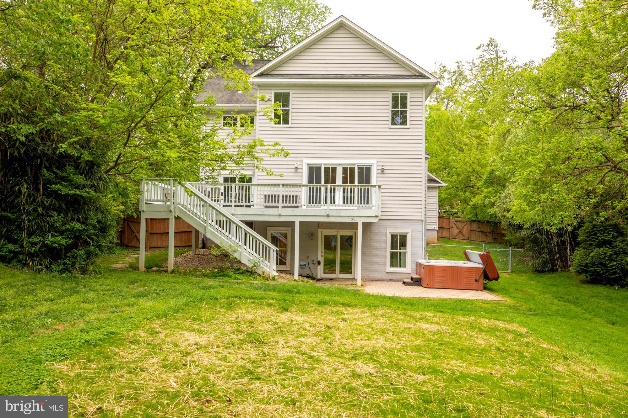 4052 Hunt Road Fairfax, VA 22032 - Photo 42 of 49 Exterior rear of home closer