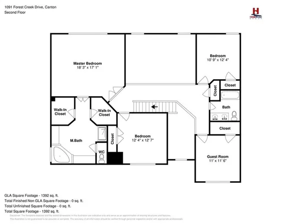 $535,000 | 1091 Forest Creek Drive, Canton, GA 30115