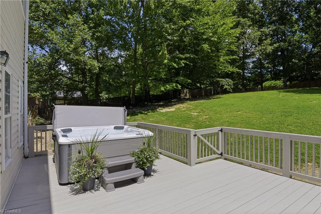 3955 Firestone Road Kernersville, NC 27284 - Photo 29 of 45 Deck w/ Hot tub
