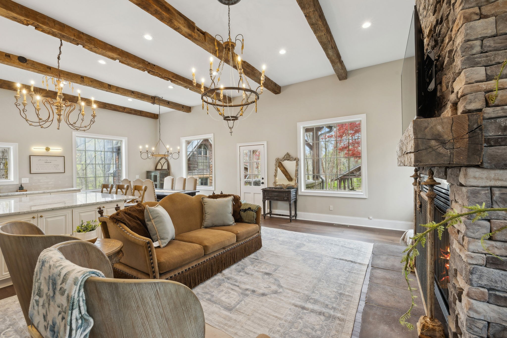 3110 McMillan Road Franklin, TN 37064 - Photo 16 of 96 a living room with furniture and a flat screen tv