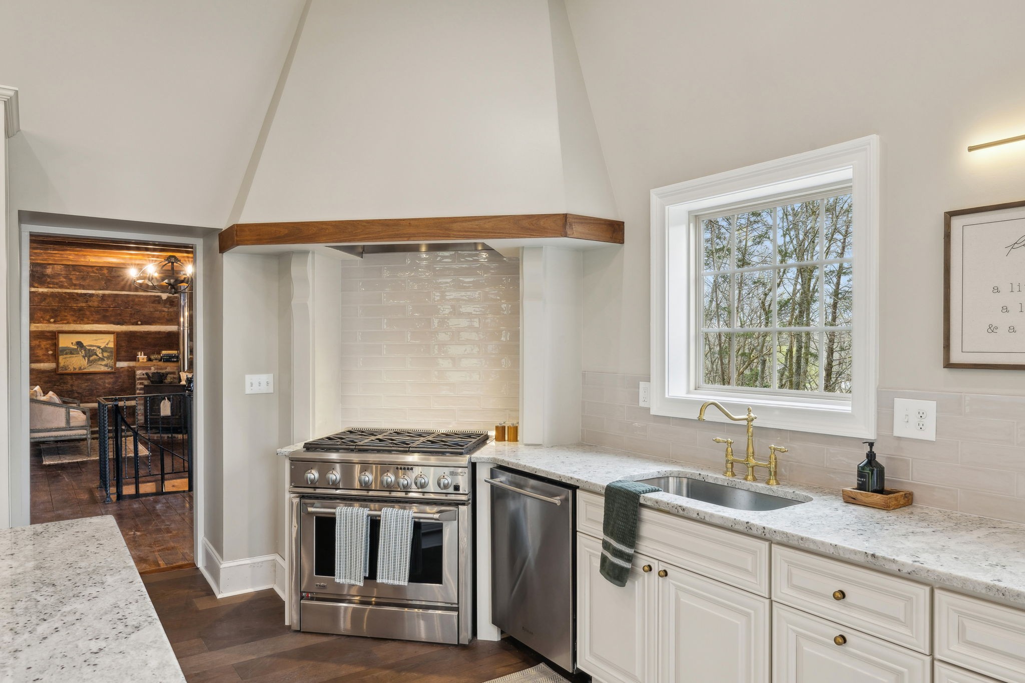 3110 McMillan Road Franklin, TN 37064 - Photo 19 of 96 a kitchen with stainless steel appliances granite countertop a stove and a sink