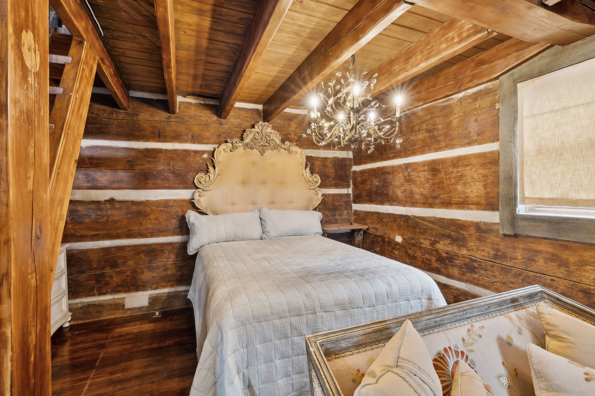 3110 McMillan Road Franklin, TN 37064 - Photo 35 of 96 a bedroom with a bed and a large window with the outer view