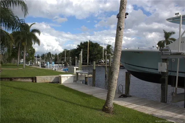 a view of a park with swings