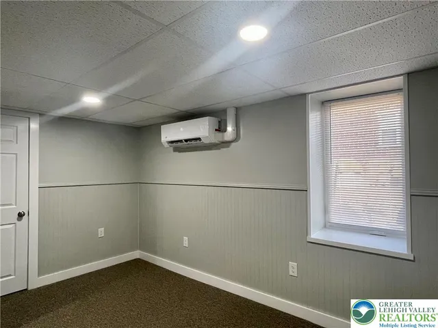 a view of a room with window