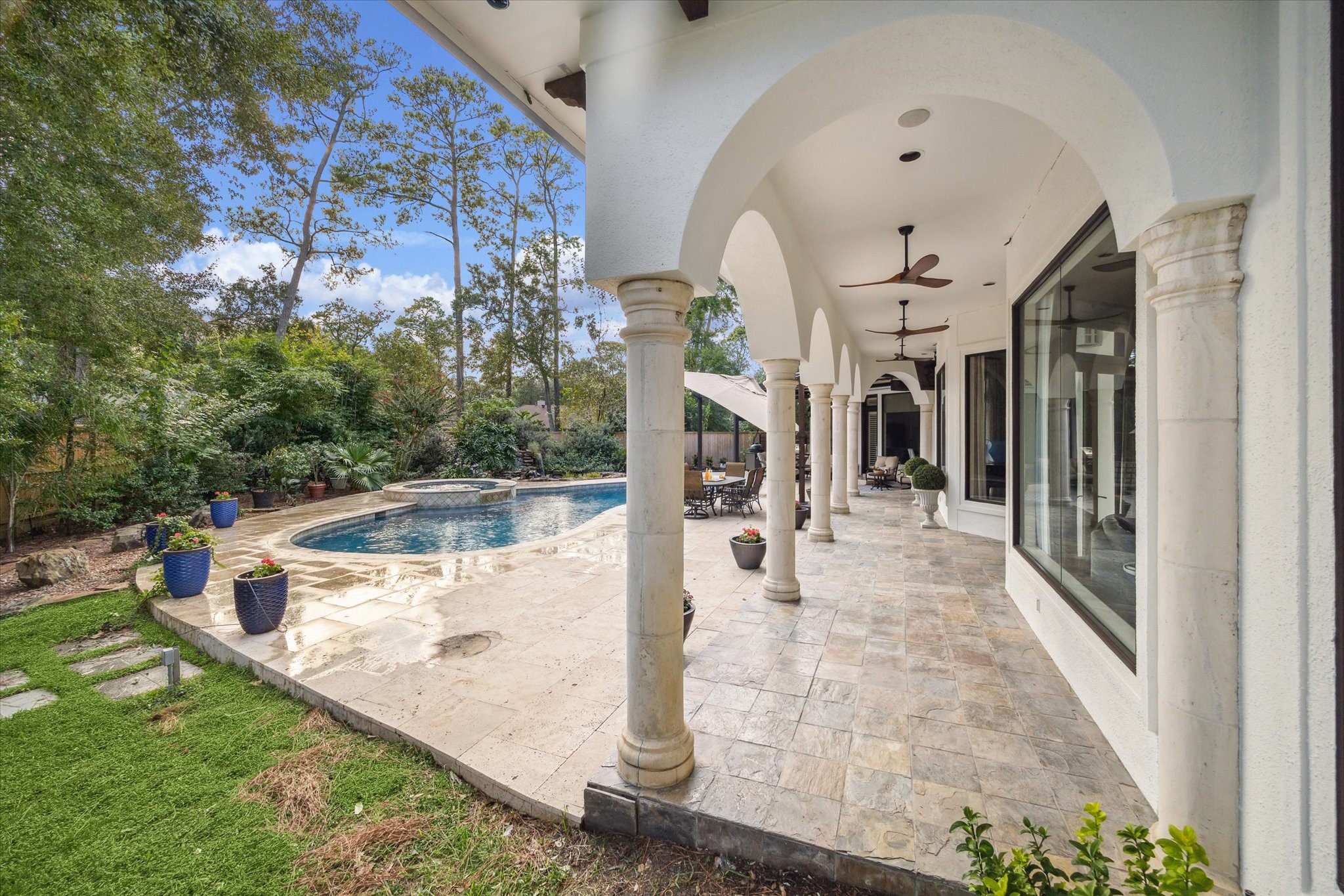 11607 Barazi Oaks Court Houston, TX 77024 - Photo 42 of 43 a view of a swimming pool