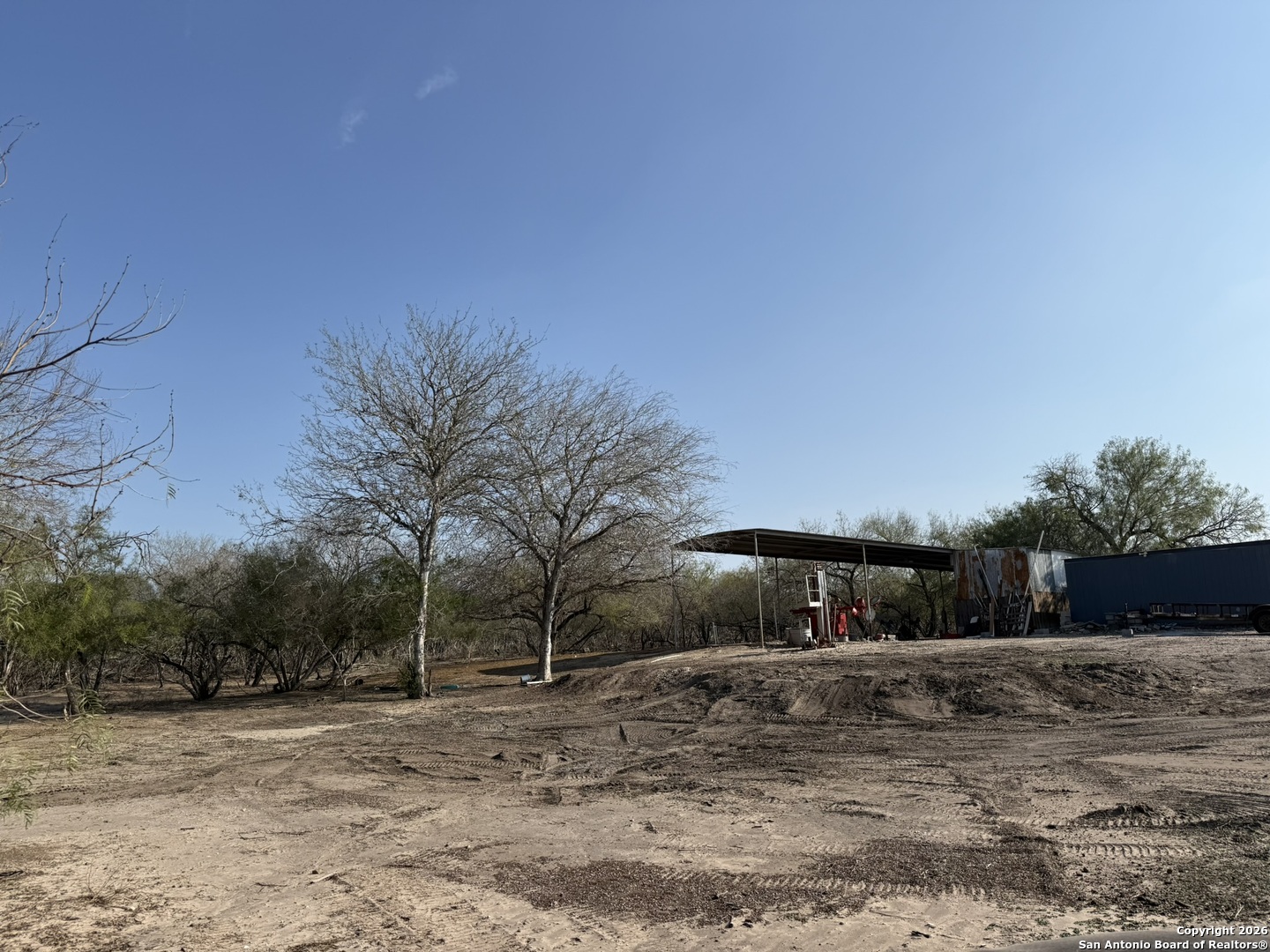 1331 Highway 281 George West, TX 78022 - Photo 12 of 14 a view of a backyard with large trees