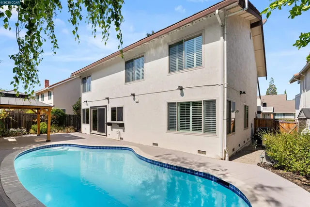 a view of a house with pool