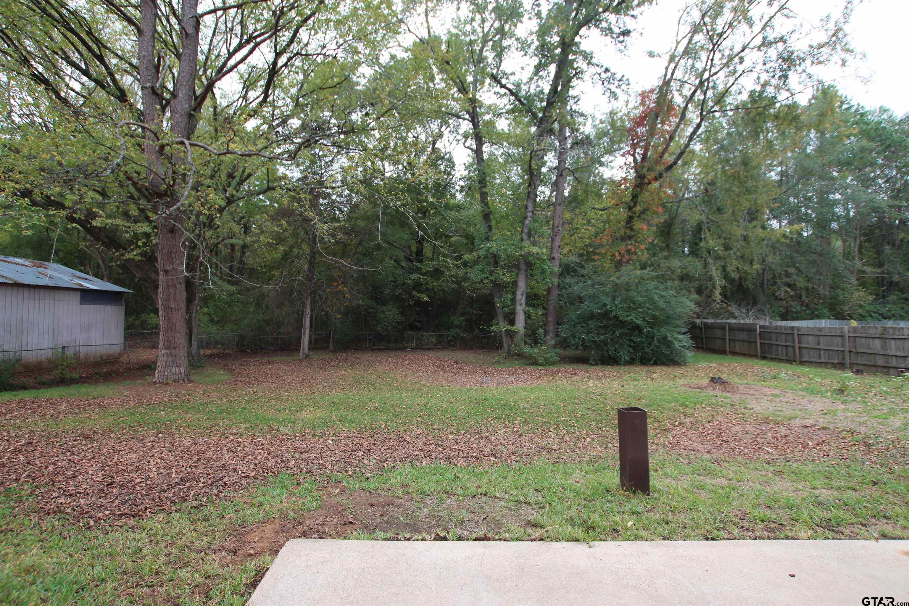 12336 Chapman Road Tyler, TX 75708 - Photo 19 of 19 a backyard of a house with lots of green space