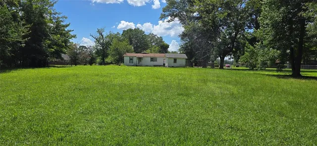 a view of a back yard