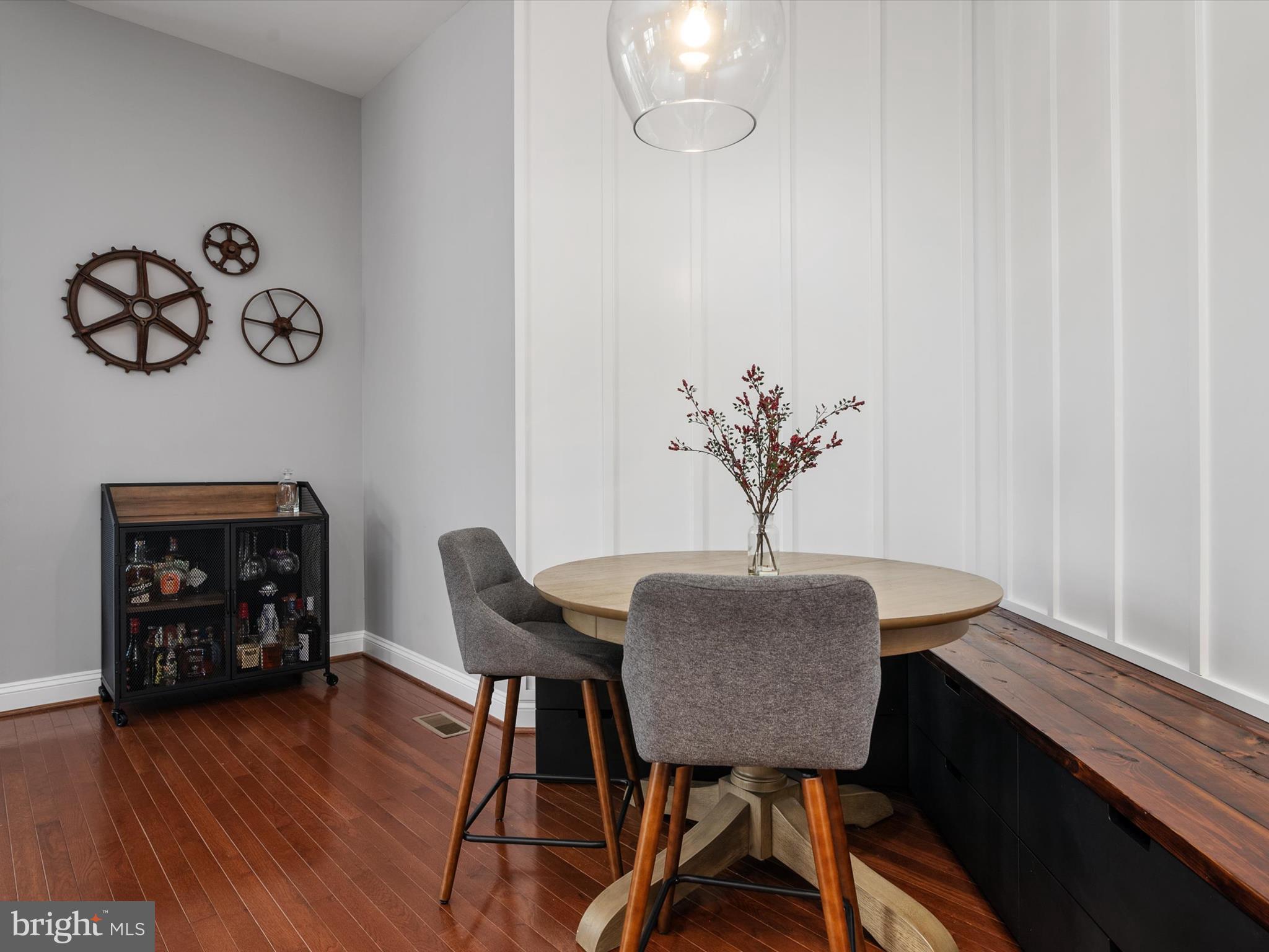 9815 Garden Ranges Laurel, MD 20723 - Photo 7 of 39 Dining w/ custom built-in seating