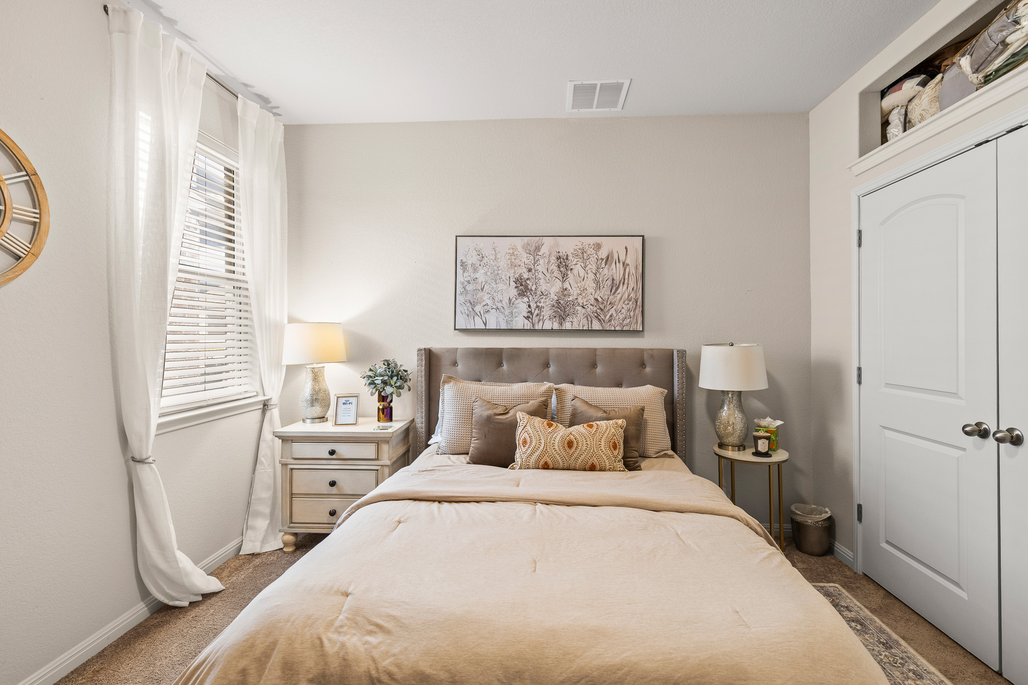 276 Finstown Street Hutto, TX 78634 - Photo 11 of 19 a bedroom with a bed and a window