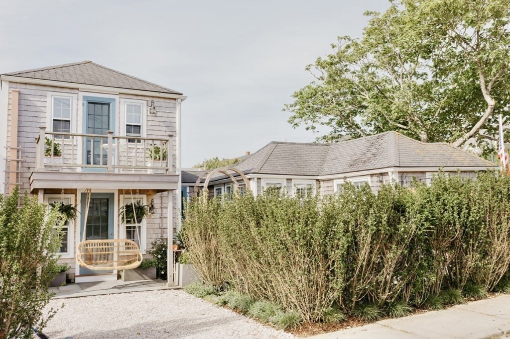 7 Bank Street Nantucket, MA 02554 - Photo 34 of 34 a house view with a garden space