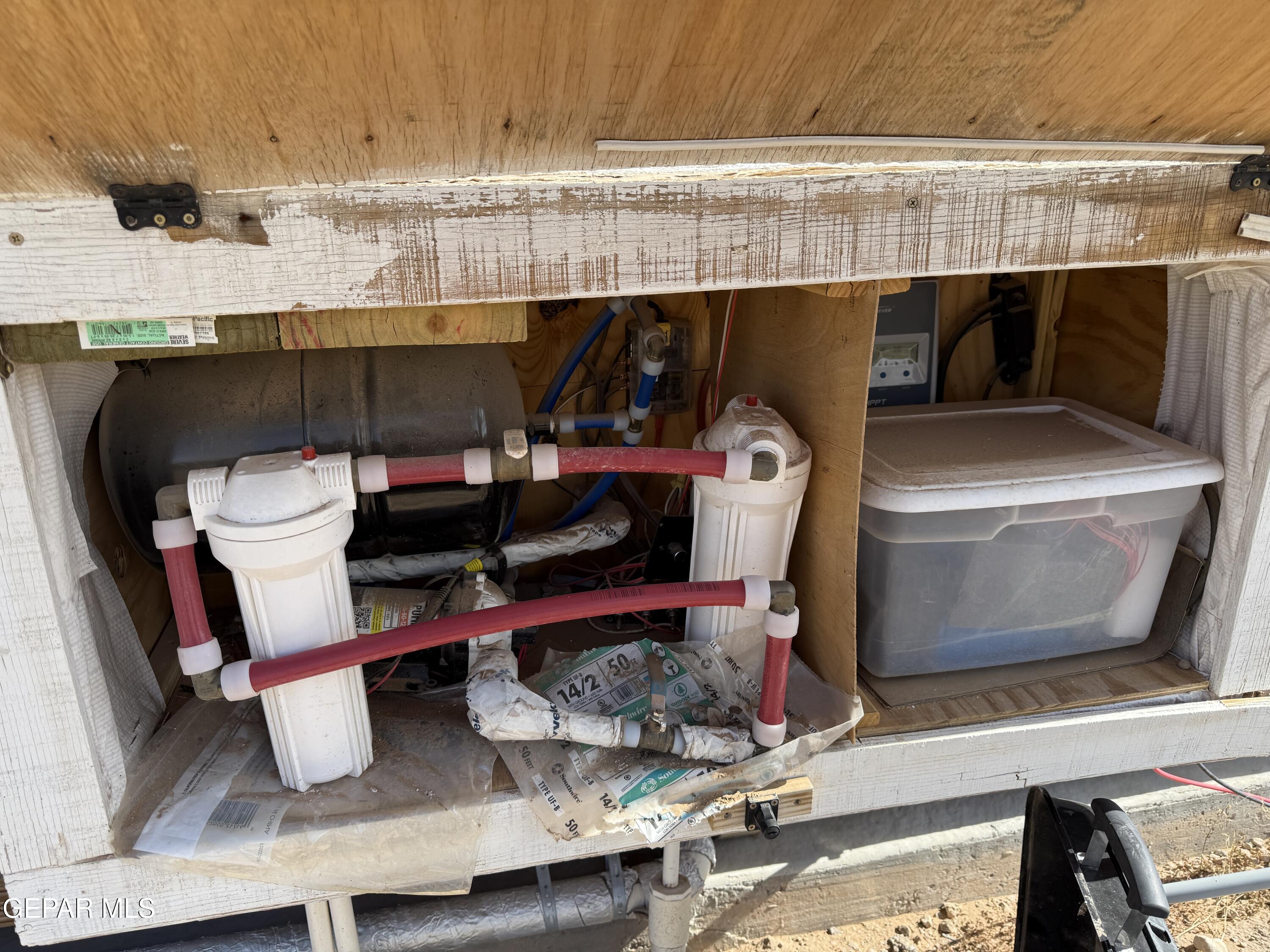 26 Ponderosa Road Salt Flat, TX 79847 - Photo 47 of 56 a room with storage and utility