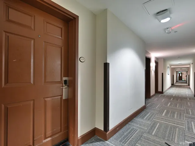 a swimming pool with a outdoor seating