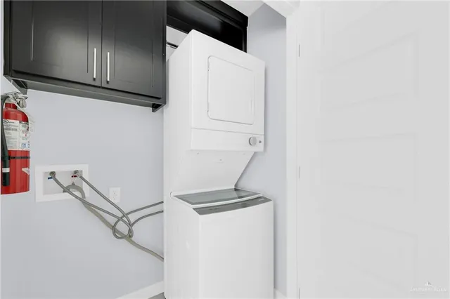 a room with storage and utility