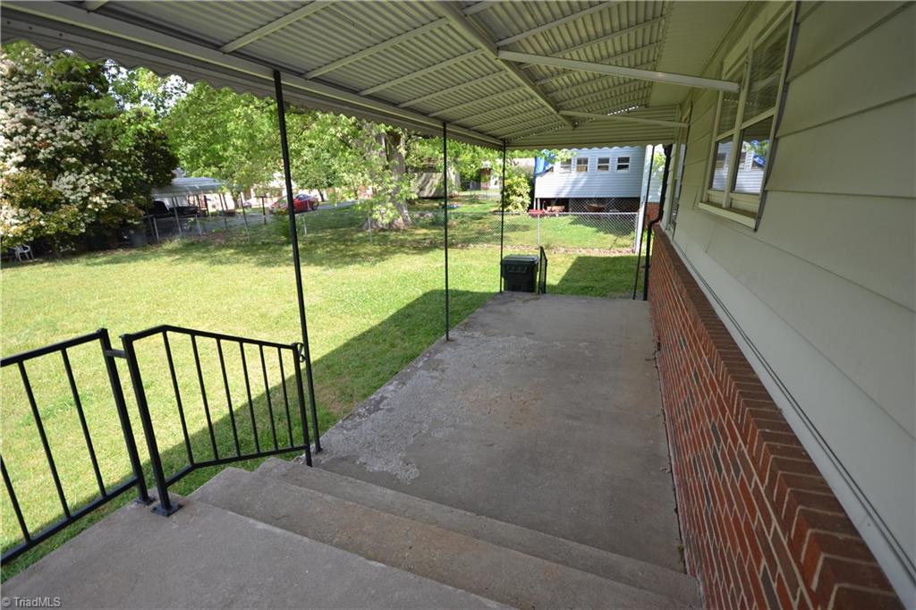 1040 Cliff Road Asheboro, NC 27203 - Photo 14 of 15 Covered Back Porch