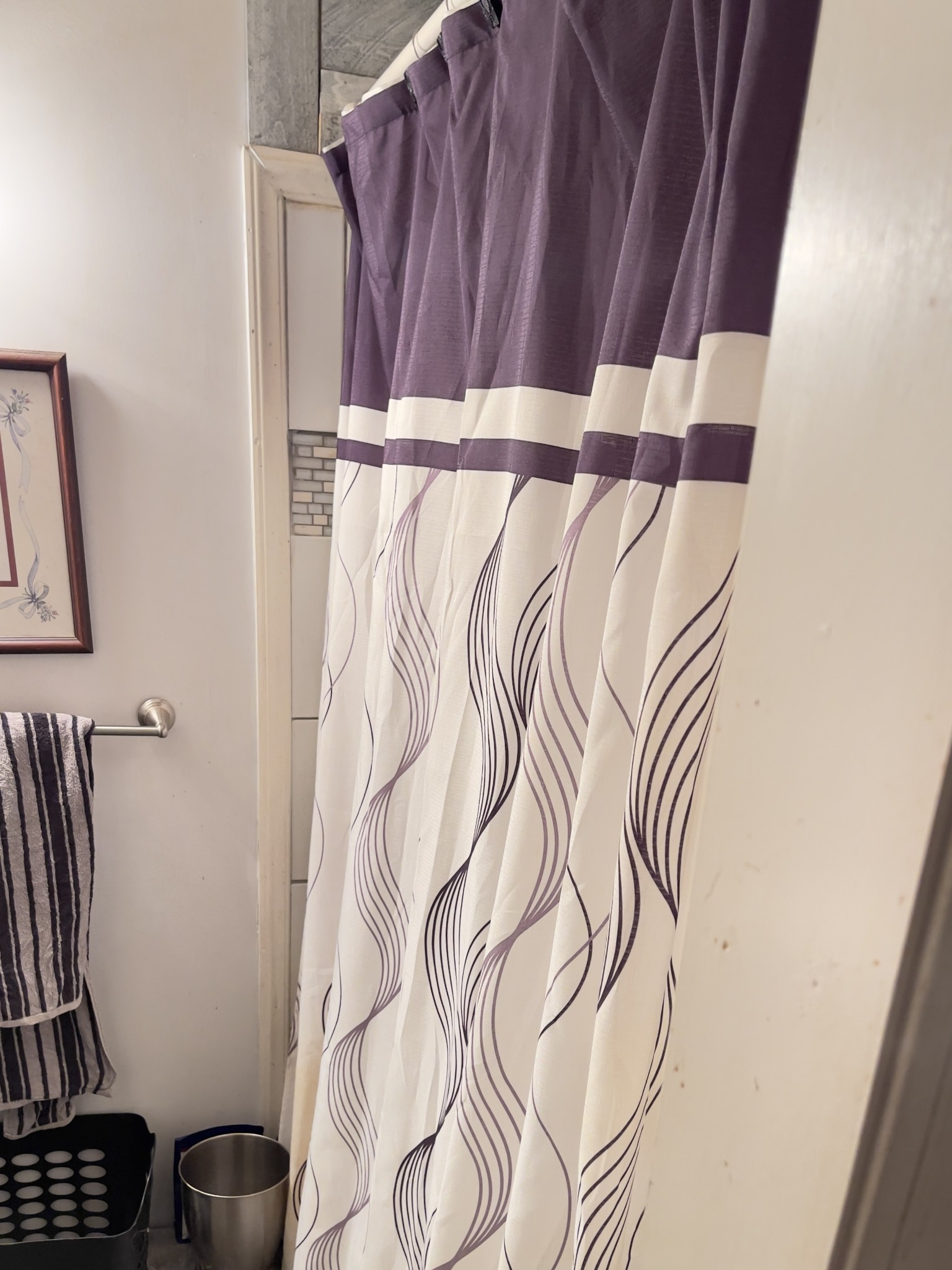 378 Sanders Road Decherd, TN 37324 - Photo 9 of 27 a bathroom with a shower curtain and a sink