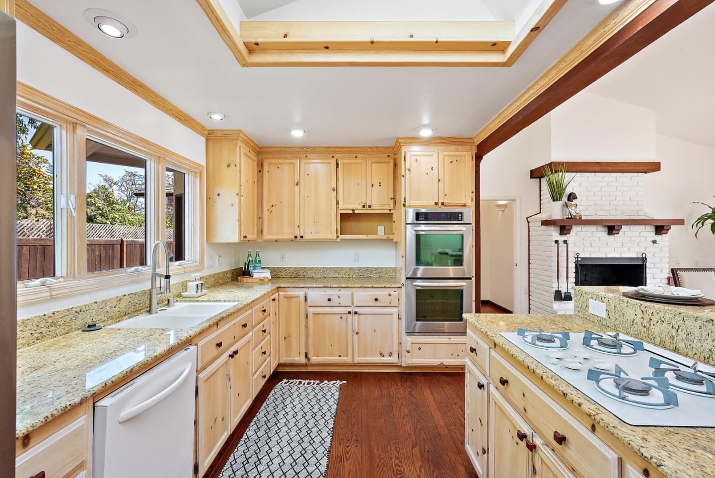 425 Covington Road Los Altos, CA 94024 - Photo 22 of 65 a large kitchen with a large window
