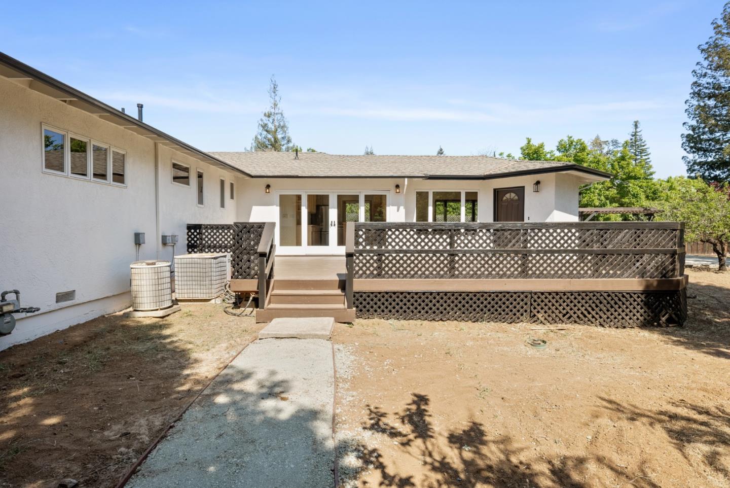 425 Covington Road Los Altos, CA 94024 - Photo 61 of 65 a front view of a house with a outdoor space