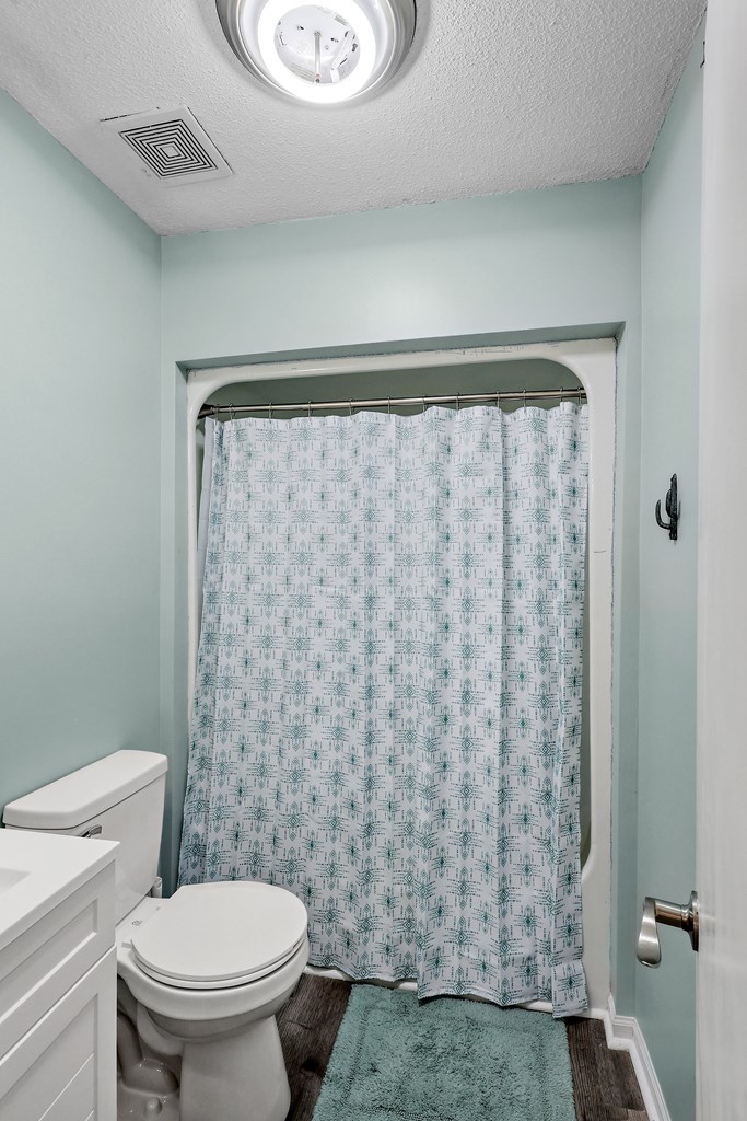 202 Wilton Road Abbeville, SC 29620 - Photo 31 of 35 This updated bathroom offers practical design and a refreshing feel for daily routines.