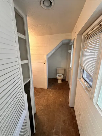 a view of a walk in closet