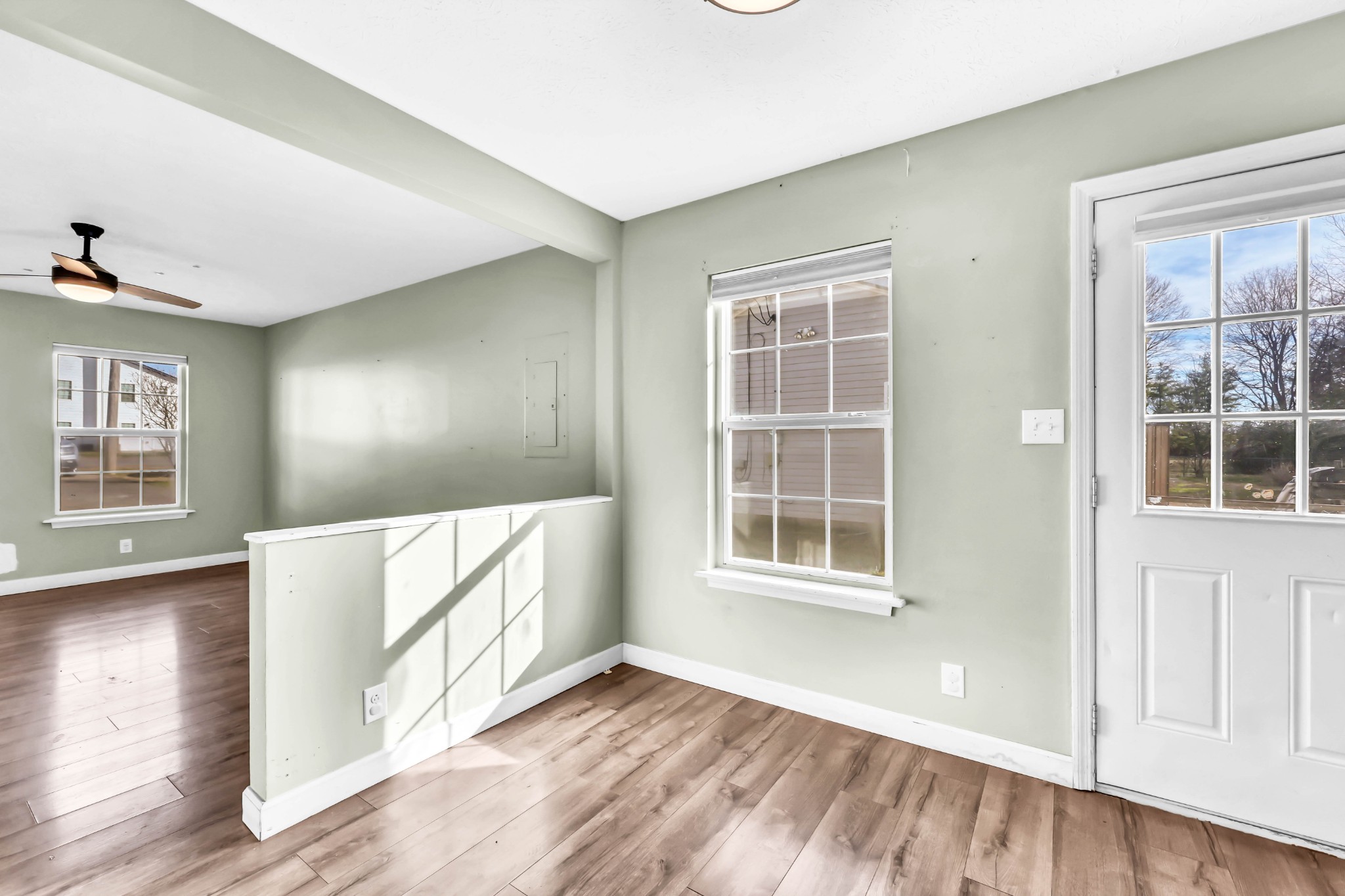 634 State Line Road Oak Grove, KY 42262 - Photo 5 of 17 a view of an empty room with wooden floor and a window