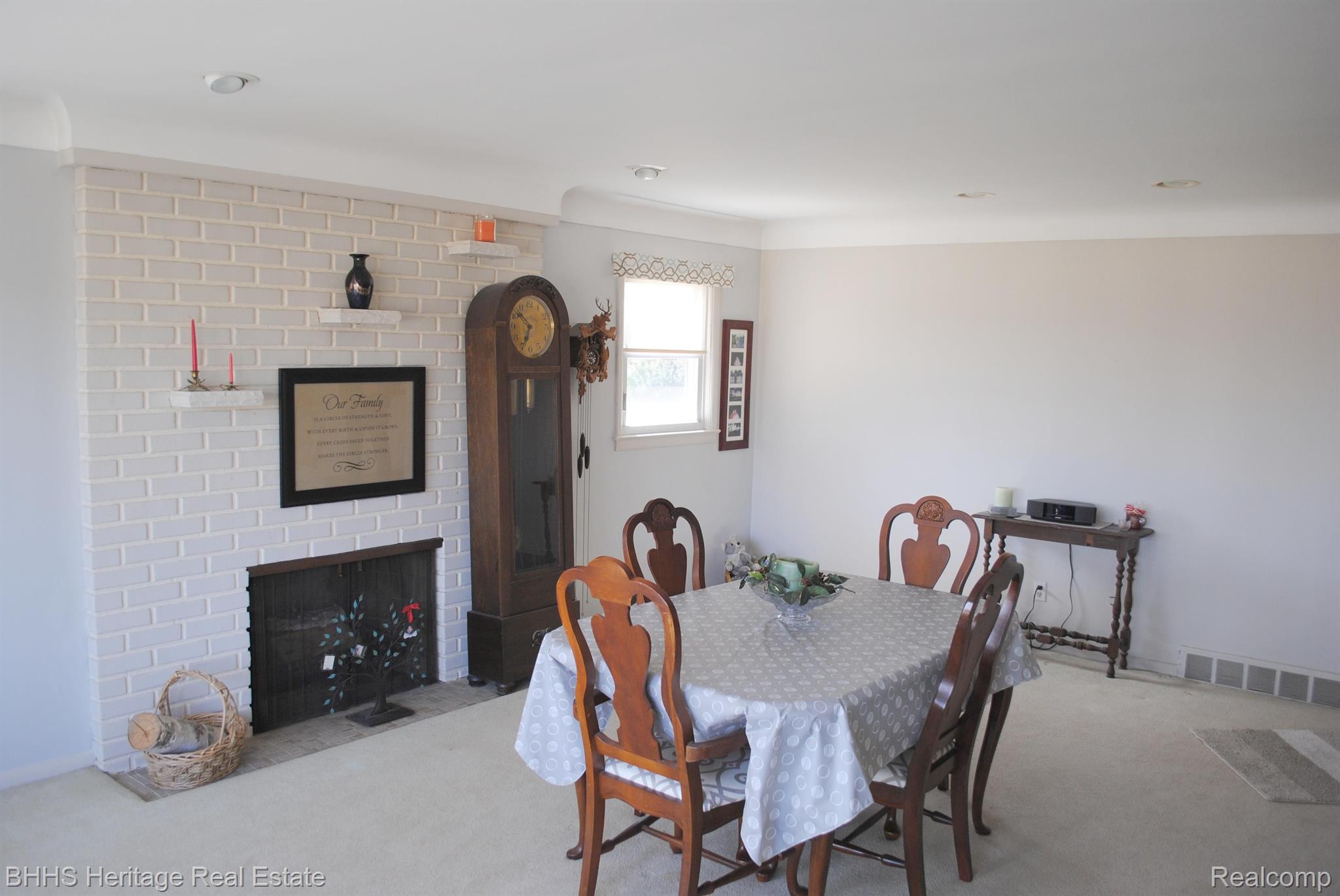 2620 South Latson Road Howell, MI 48843 - Photo 20 of 40 Large living room with natural fireplace