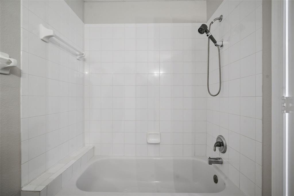 12407 Dawn Vista Drive Riverview, FL 33578 - Photo 39 of 44 a bathroom with a bath tub with a shower