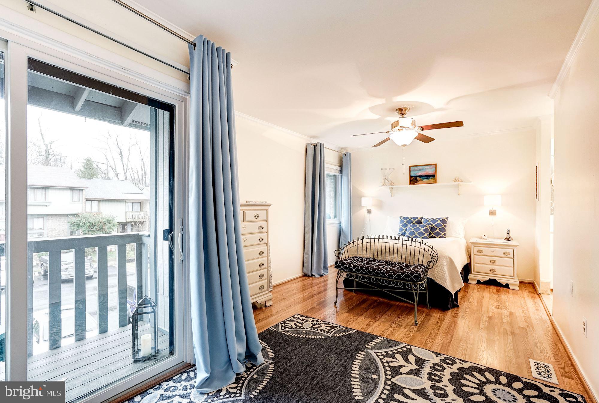 8552 Gwynedd Way Springfield, VA 22153 - Photo 28 of 37 Master Bedroom with private balcony