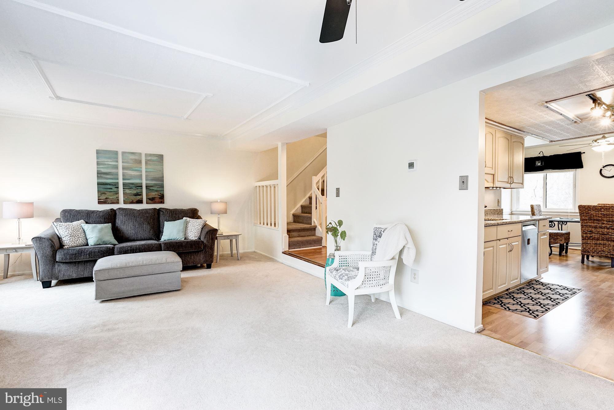 8552 Gwynedd Way Springfield, VA 22153 - Photo 5 of 37 Living room has spectacular flow between rooms