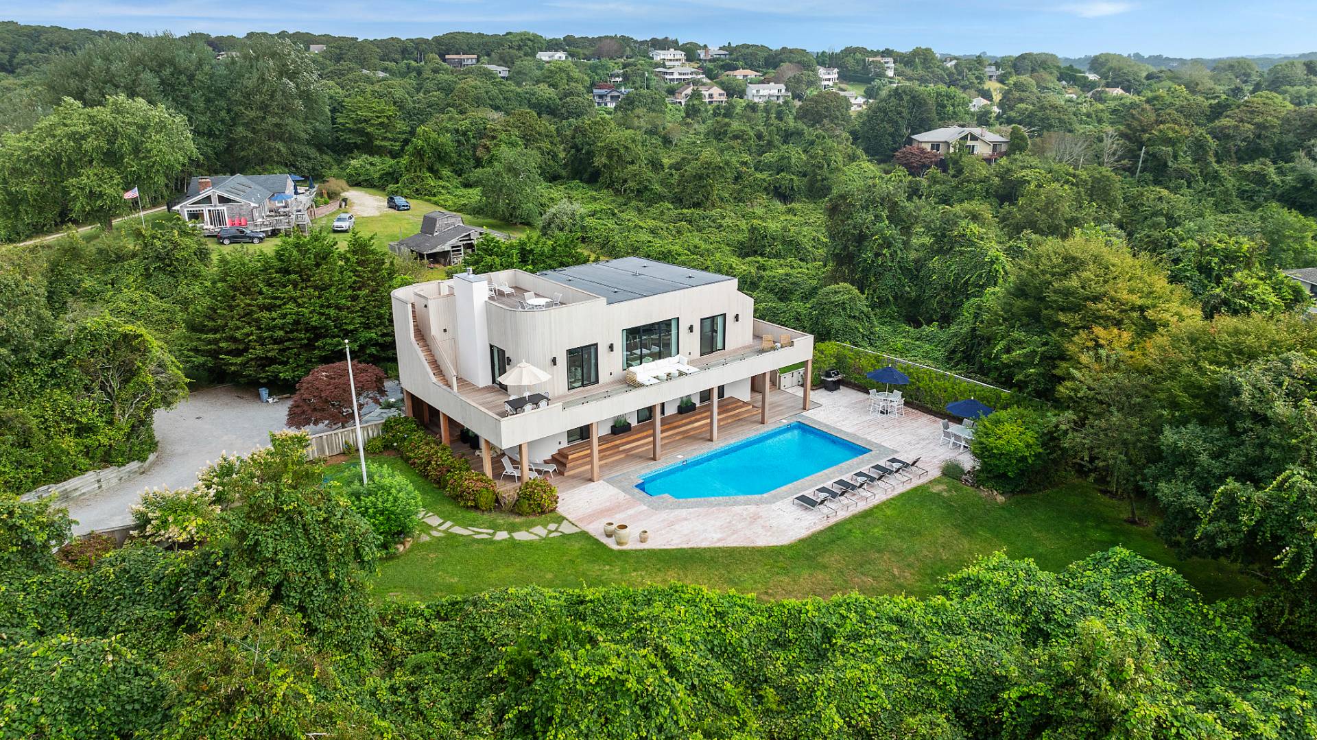 11 Fairview Road Montauk, NY 11954 - Photo 34 of 38 an aerial view of a house