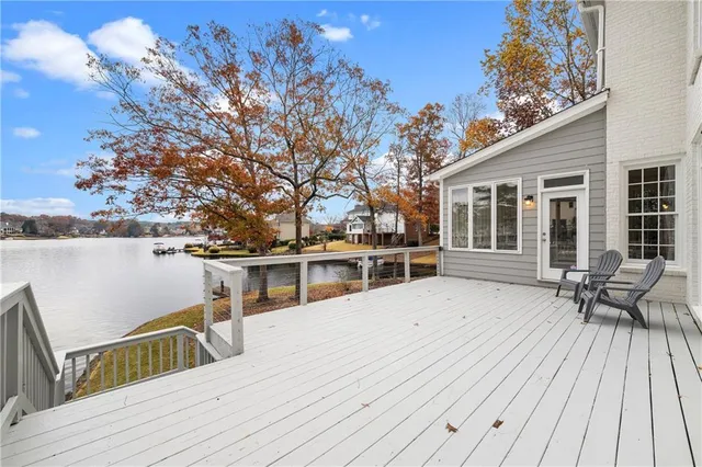 a view of a house with lounge chair