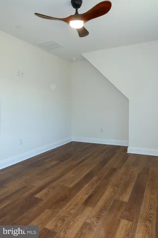 a view of a garage with window