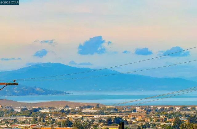 a view of city and sky
