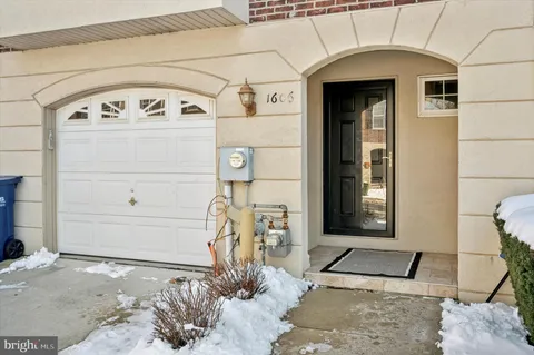 a view of a door of the house