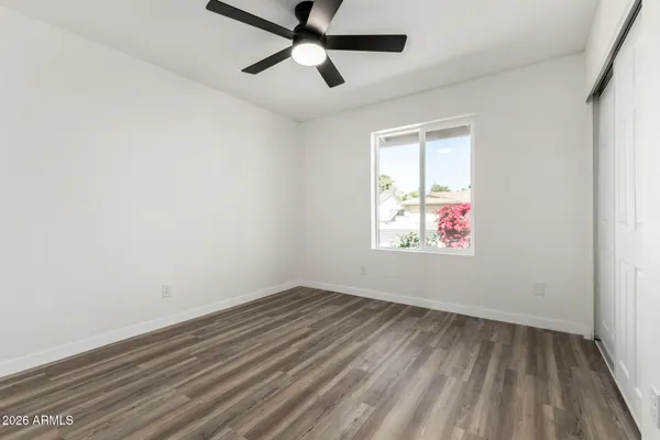 wooden floor in an empty room