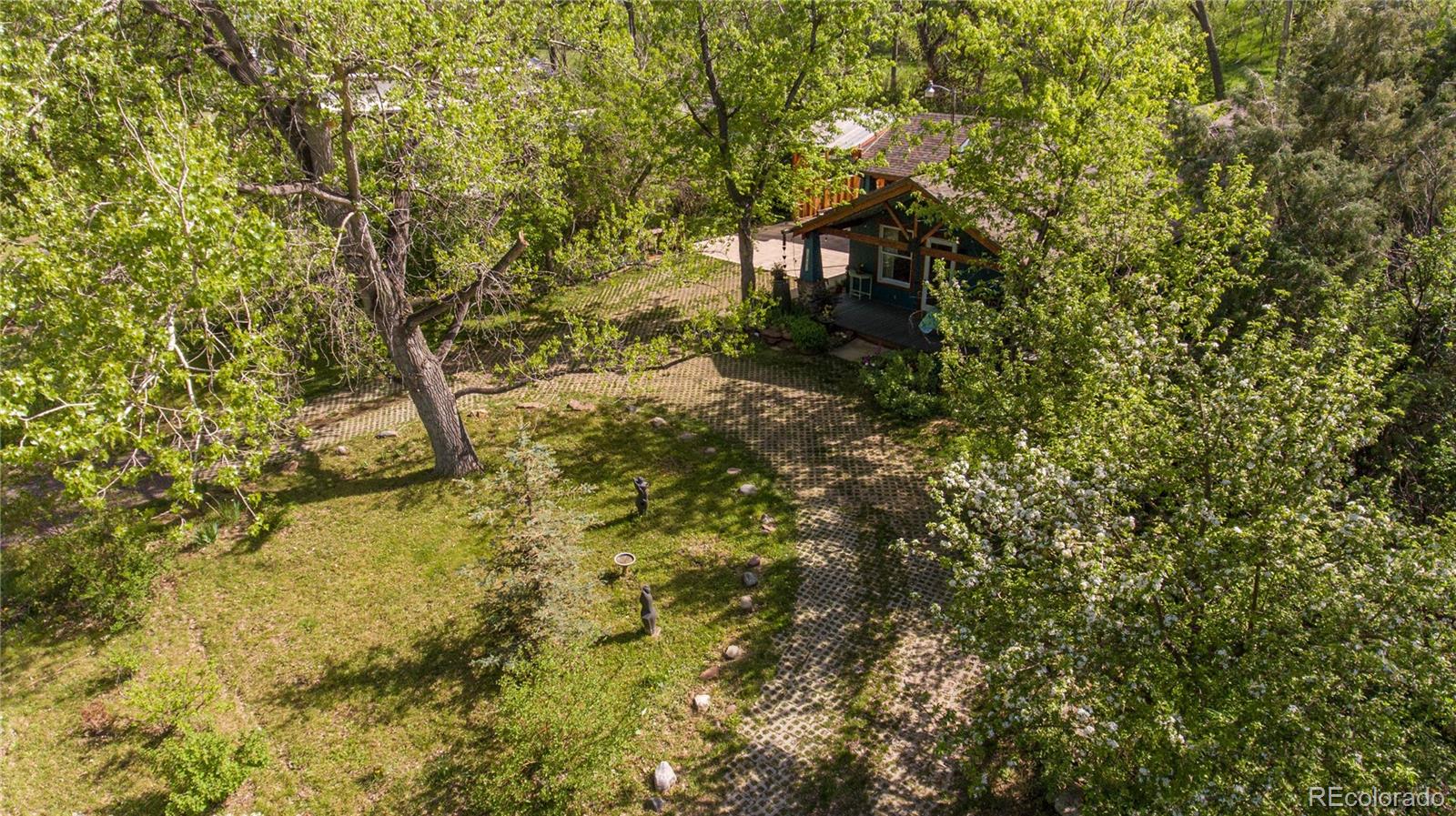1521 Marshall Road Boulder, CO 80305 - Photo 36 of 40 a view of a yard with plants and trees