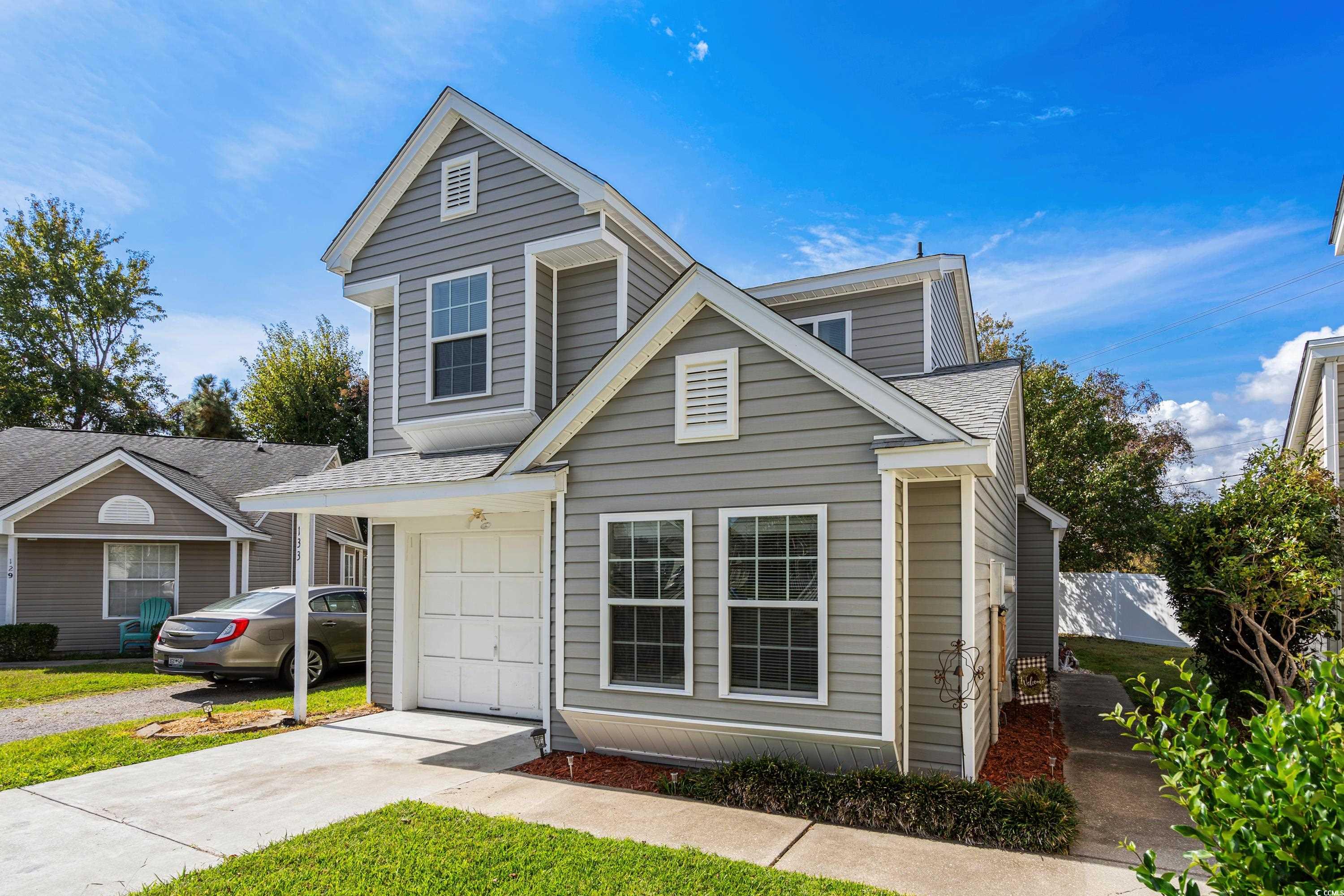 133 Whitehaven Court Myrtle Beach, SC 29577 - Photo 2 of 31 View of property featuring a garage
