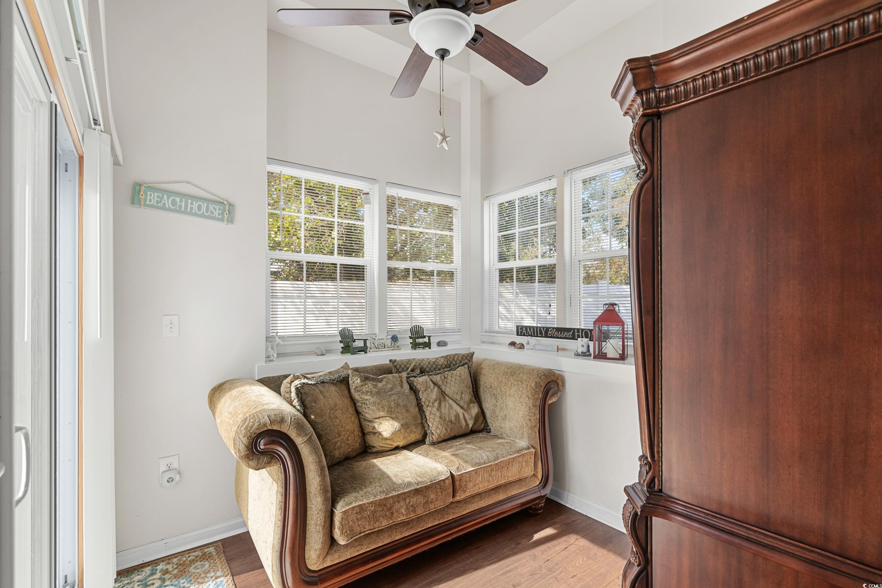 133 Whitehaven Court Myrtle Beach, SC 29577 - Photo 21 of 31 Living area with light hardwood / wood-style floor
