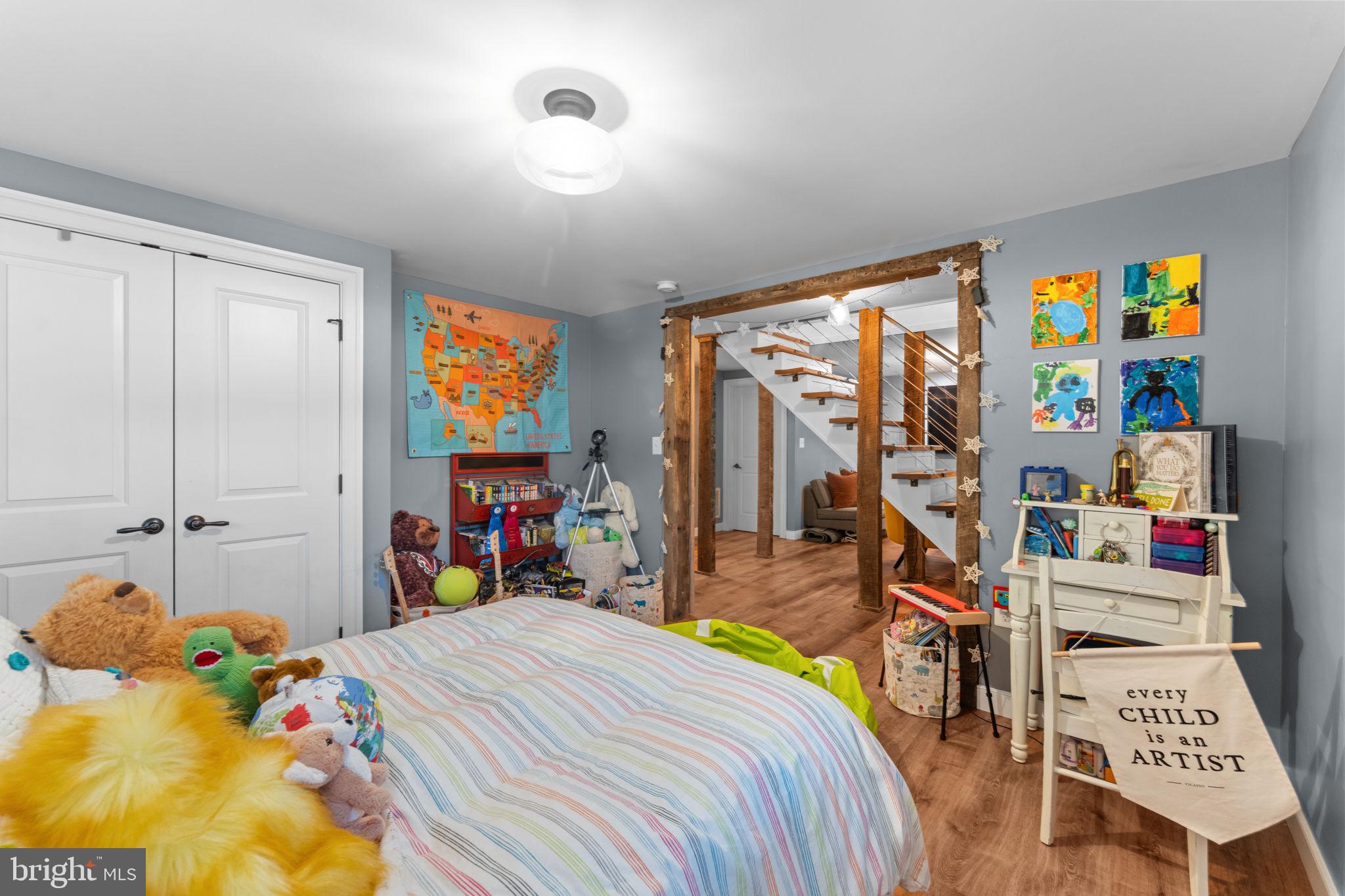 23375 Potts Mill Road Middleburg, VA 20117 - Photo 24 of 48 a bed room with a bed and a tv