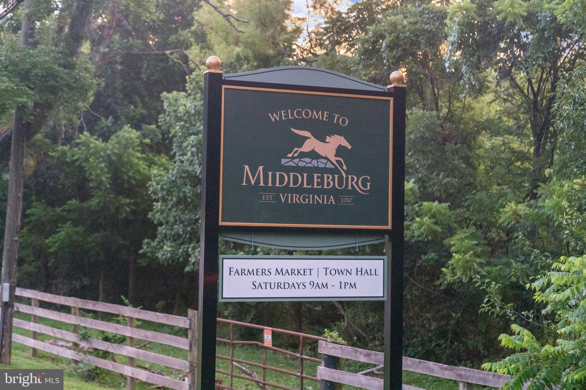 23375 Potts Mill Road Middleburg, VA 20117 - Photo 45 of 48 a sign on the side of the road