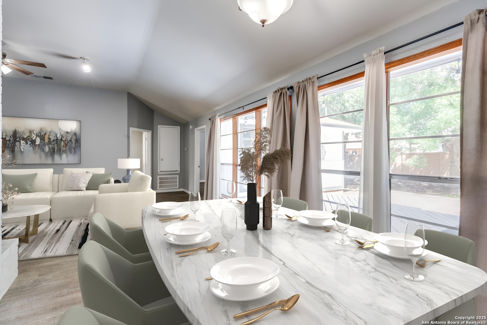 8009 Forest Ash Live Oak, TX 78233 - Photo 6 of 33 a living room with furniture and a large window