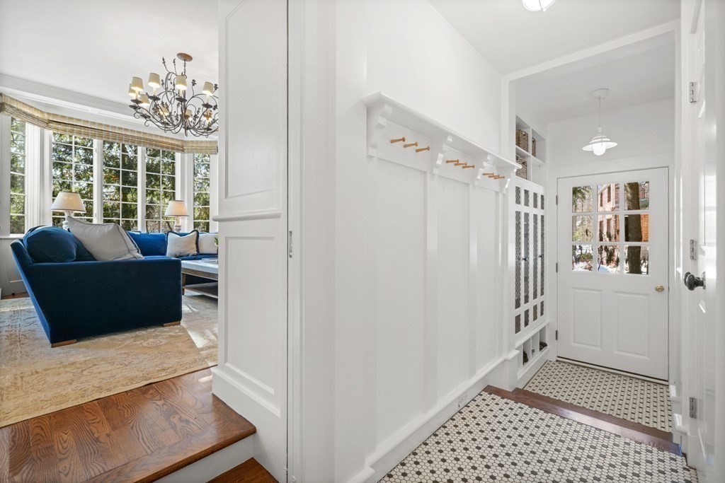 89 Ledgeways Wellesley, MA 02481 - Photo 32 of 42 a view of a hallway with workspace and a window