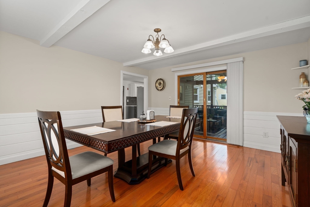9 Laurel Lane Bellingham, MA 02019 - Photo 17 of 30 a view of a dining room with furniture window and wooden floor